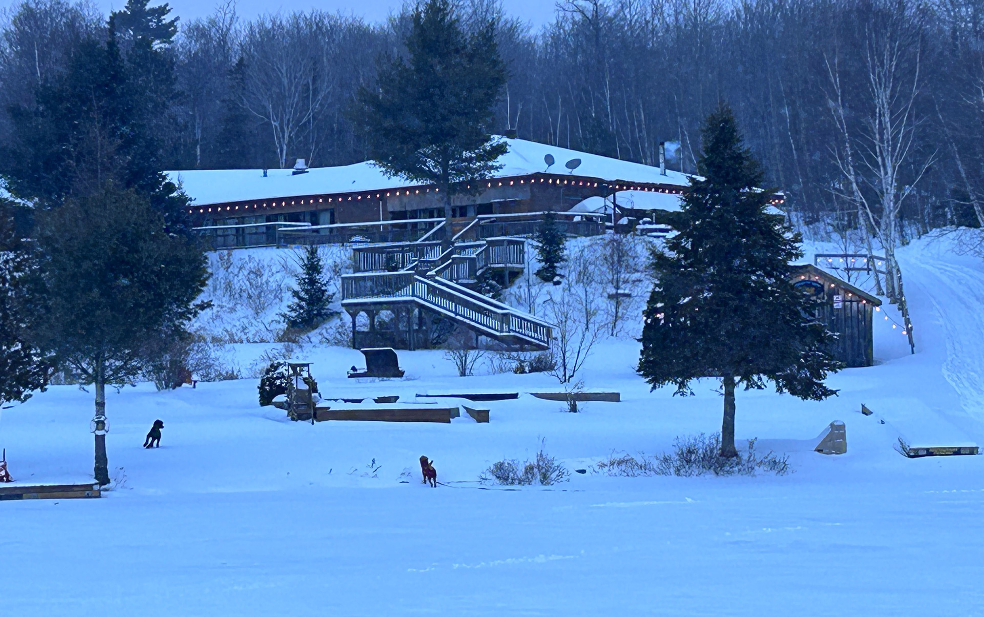 Large Ice Hut Rental — Dunlop Lake Lodge – Dunlop Lake Lodge