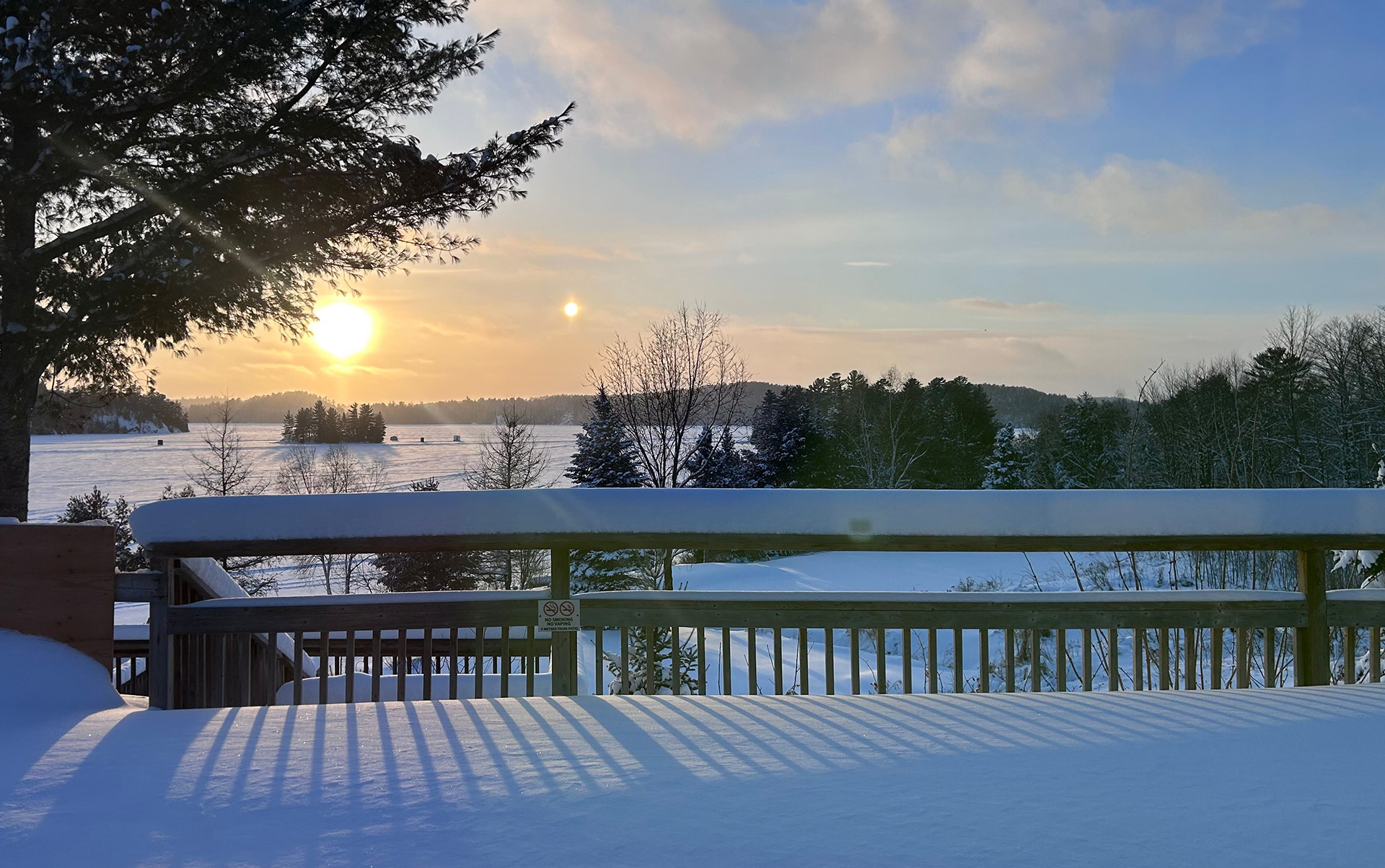 Large Ice Hut Rental — Dunlop Lake Lodge – Dunlop Lake Lodge